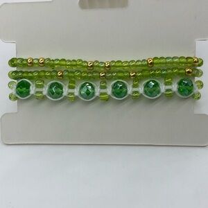 Bracelets adjustable macrame (set of two)